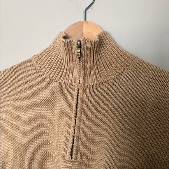 vintage Ralph Lauren POLO 1/4 zip sweater sz S EUC 100% cotton preppy Old Money - Picture 6 of 15